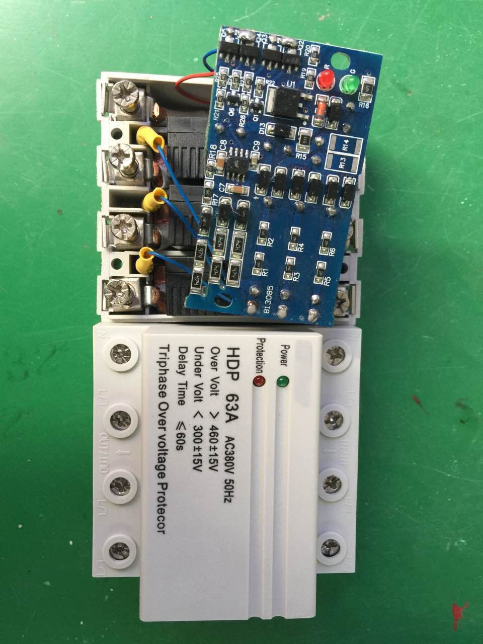 3 Phase Over Voltage Protector HDP Wide 72mm