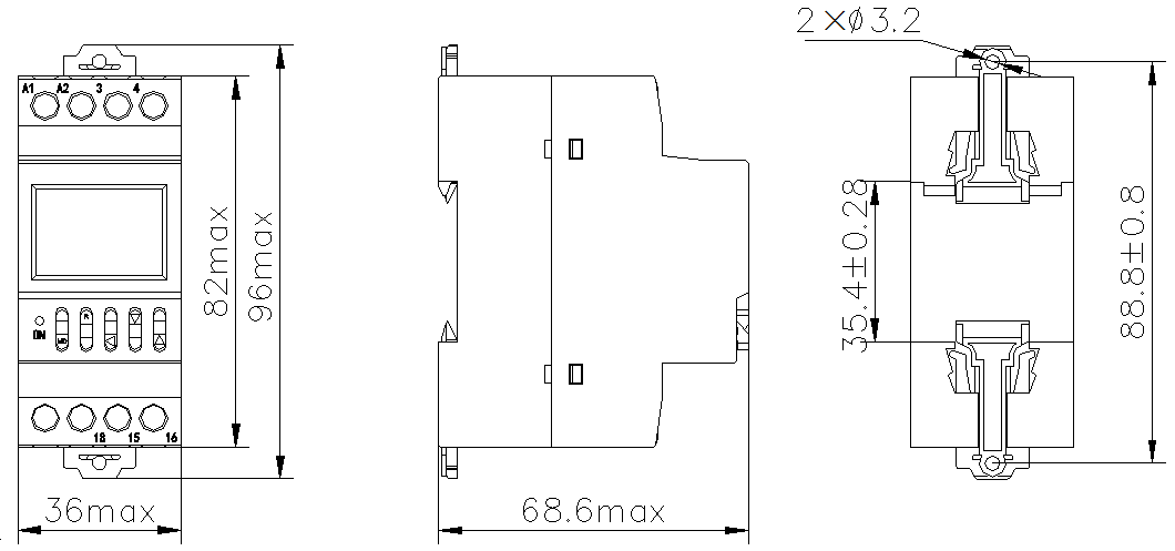 LCD Digital Programmable Time Switch ATP1006-6