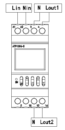 LCD Digital Programmable Time Switch ATP1006-6