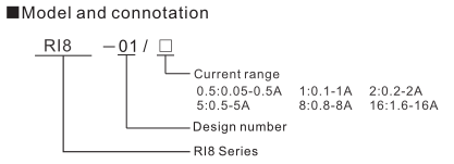 RI8 Control Relay Current monitoring Relay