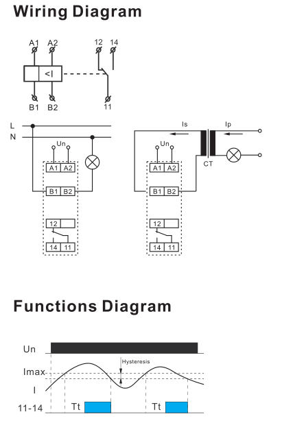 RI8 Control Relay Current monitoring Relay
