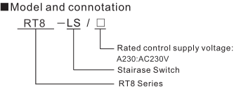 RT8 Time Relay Staircase Switch