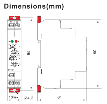 RV8 Control Relay Monitoring Voltage Relay